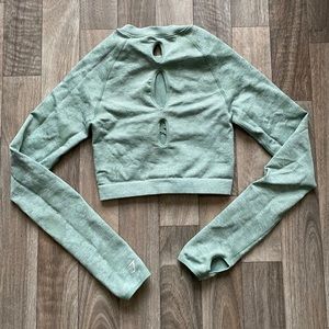 Gymshark Green Camo Top